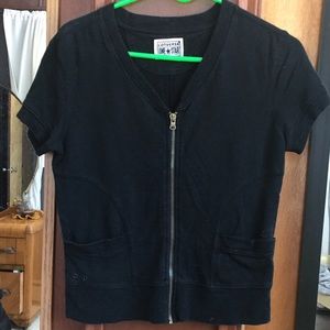 CONVERSE ONE STAR ZIP UP TEE